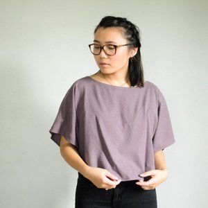 Jamie + the Jones blank canvas top sz M